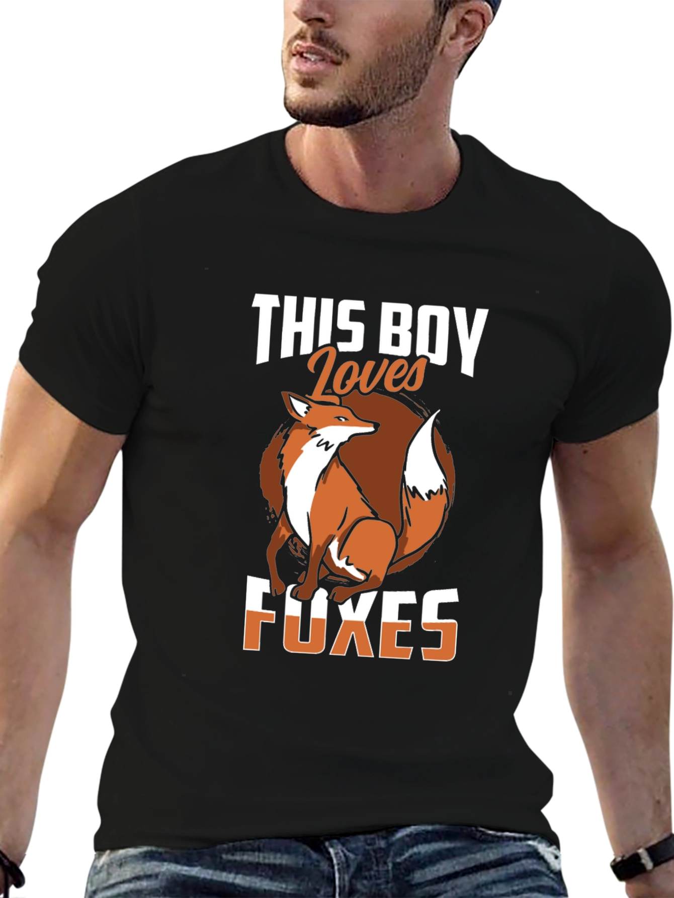 Fox Lover T-Shirt - This Boy Loves Foxes Tee