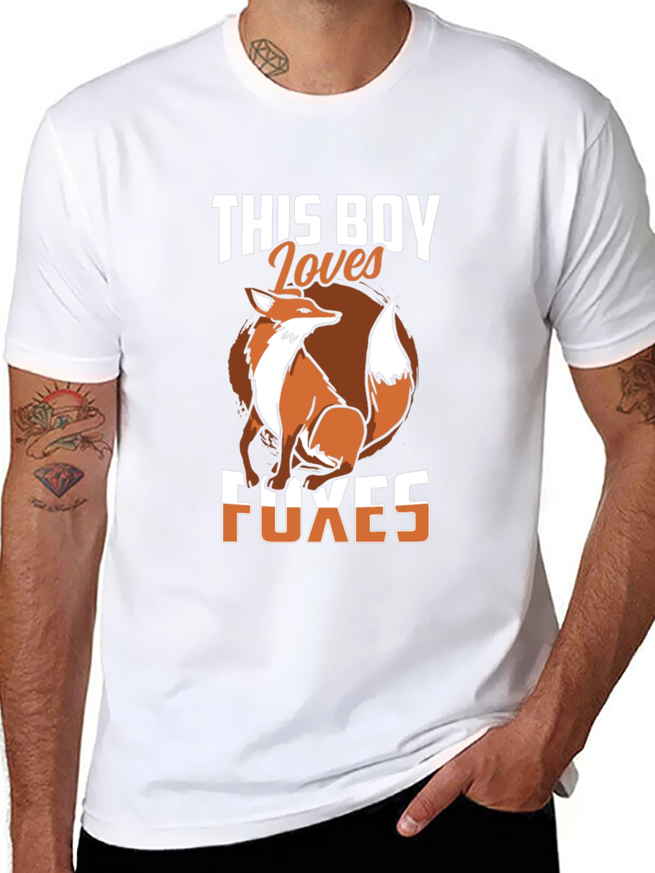 Fox Lover T-Shirt - This Boy Loves Foxes Tee