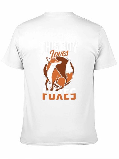 Fox Lover T-Shirt - This Boy Loves Foxes Tee
