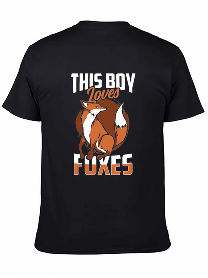 Fox Lover T-Shirt - This Boy Loves Foxes Tee