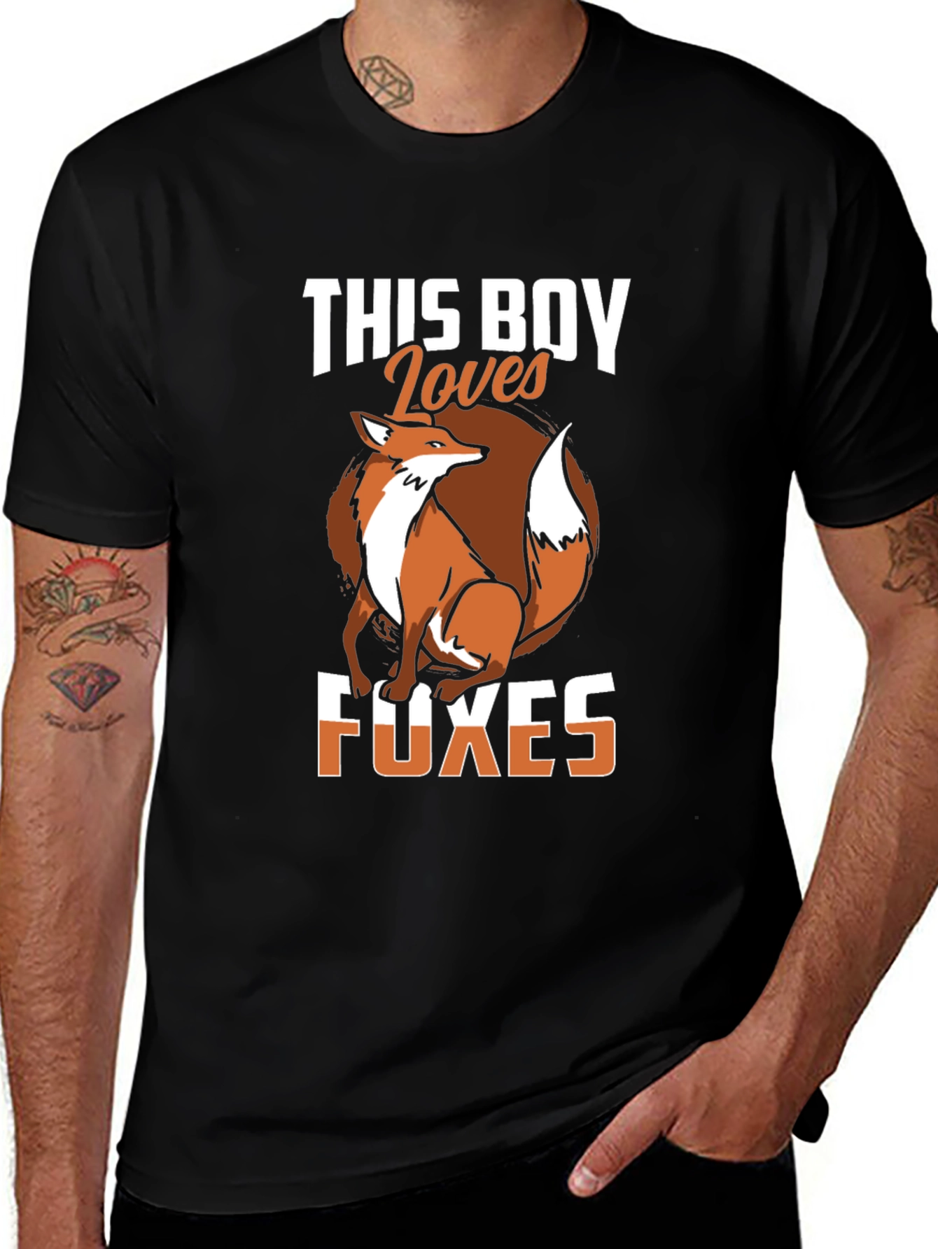 Fox Lover T-Shirt - This Boy Loves Foxes Tee