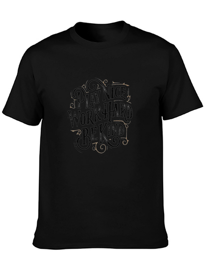Play Nice Work Hard Be Kind Graphic Tee