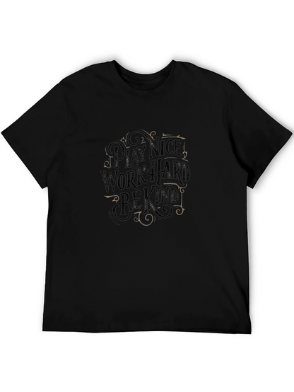 Play Nice Work Hard Be Kind Graphic Tee