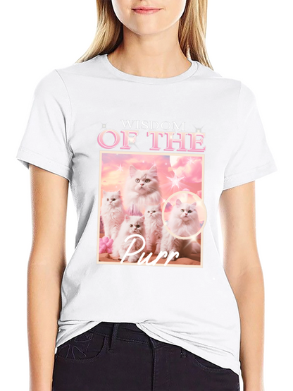 Wisdom of the Purr Cat T-Shirt