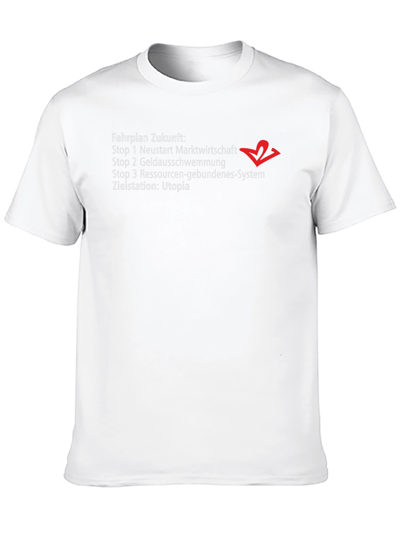 Fahrplan Zukunft Utopia Graphic T-Shirt