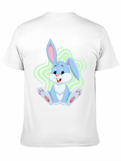 Cute Bunny Graphic Tee - Soft Cotton Comfort