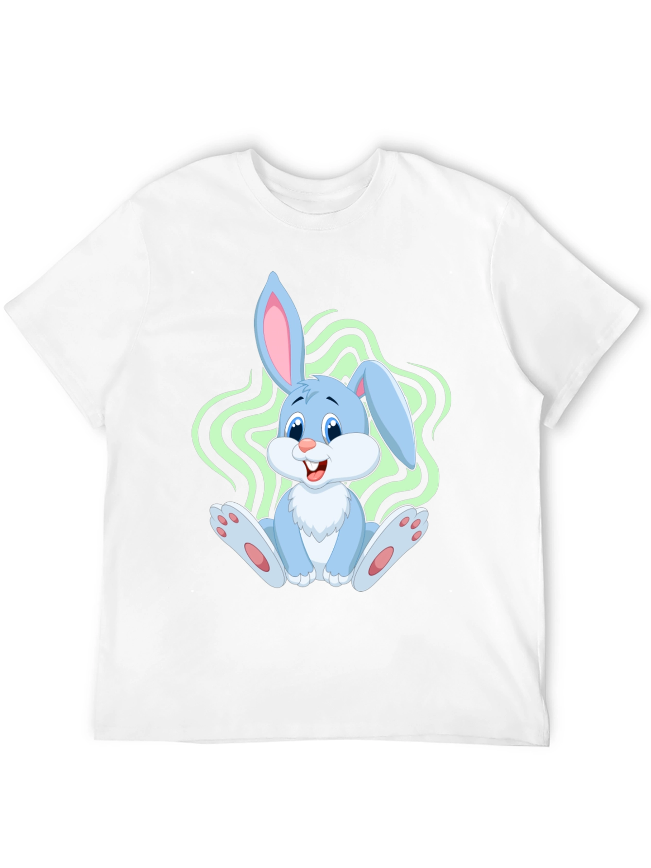Cute Bunny Graphic Tee - Soft Cotton Comfort