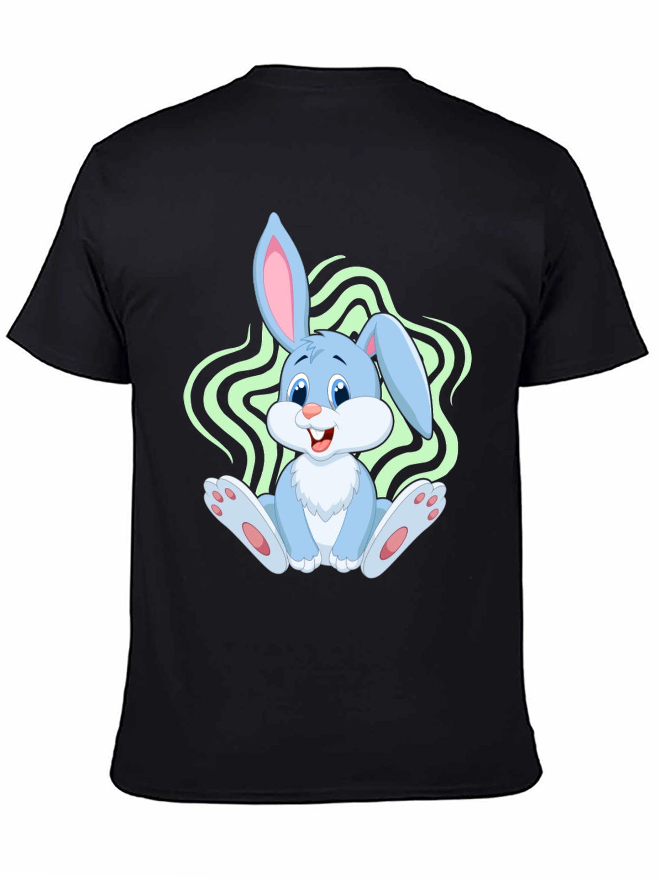 Cute Bunny Graphic Tee - Soft Cotton Comfort