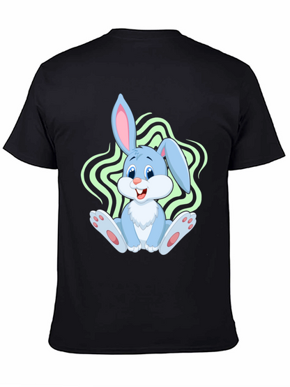 Cute Bunny Graphic Tee - Soft Cotton Comfort