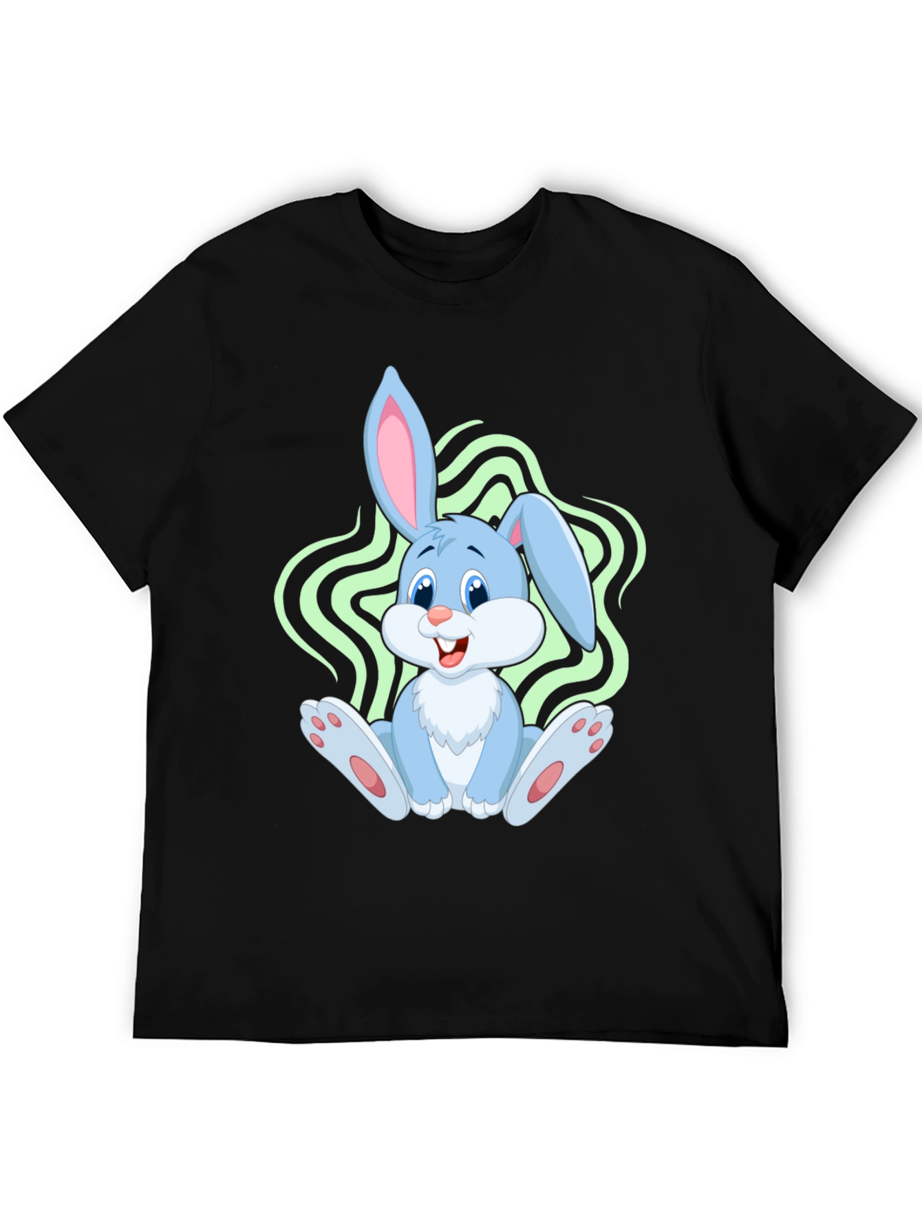 Cute Bunny Graphic Tee - Soft Cotton Comfort