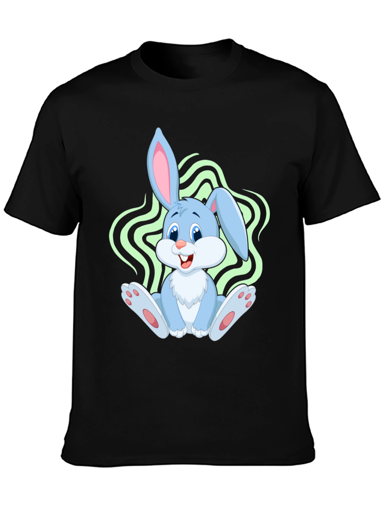 Cute Bunny Graphic Tee - Soft Cotton Comfort