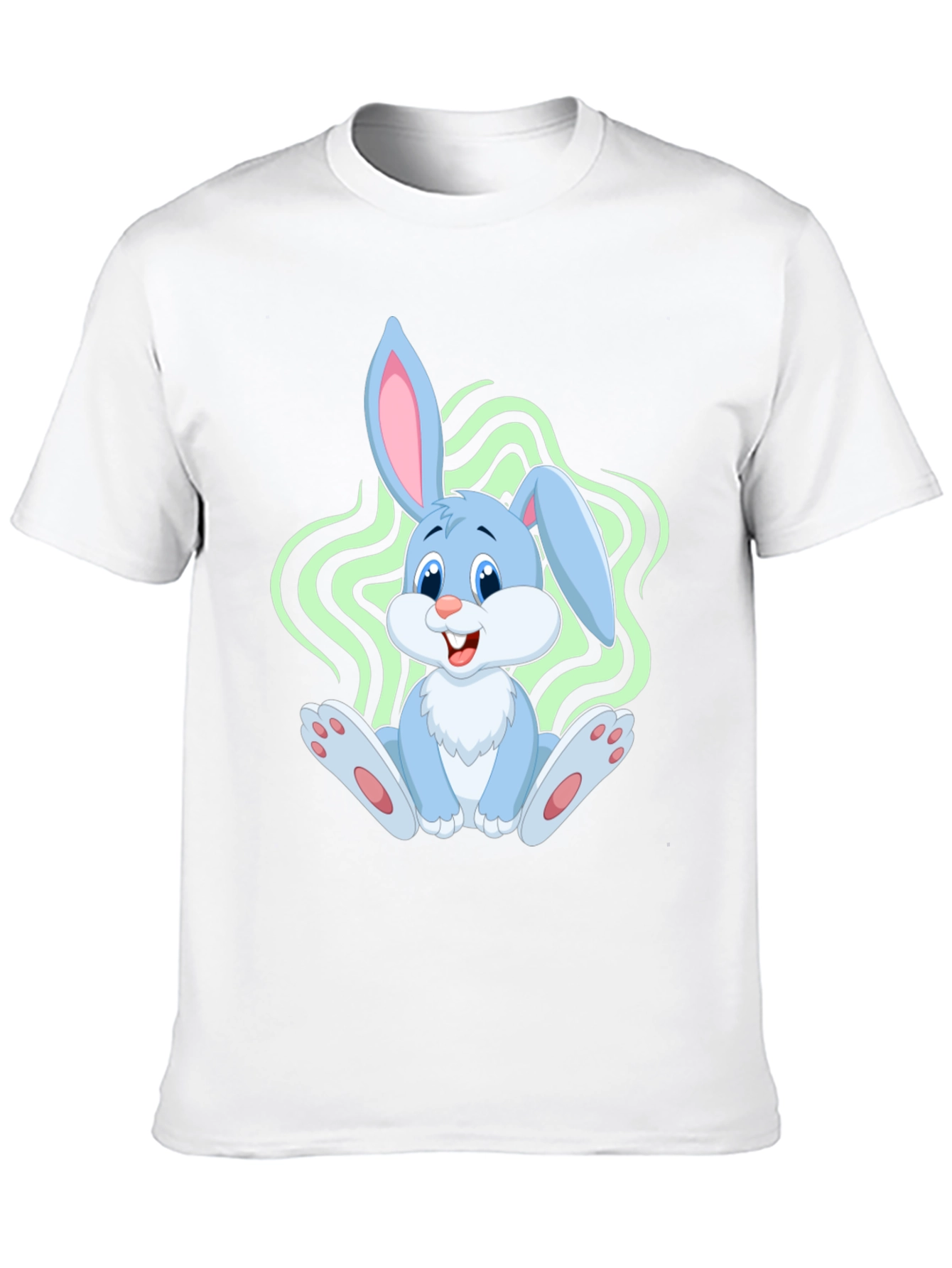 Cute Bunny Graphic Tee - Soft Cotton Comfort