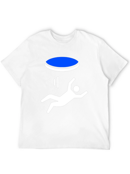 Portal Fall Funny Graphic T-Shirt - Black