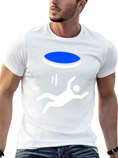 Portal Fall Funny Graphic T-Shirt - Black