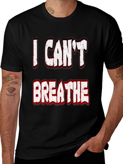 I Cant Breathe Graphic Tee - Black