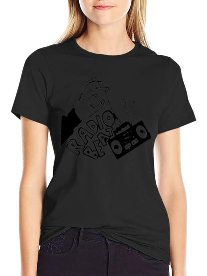 Radio Beat Black Graphic Tee