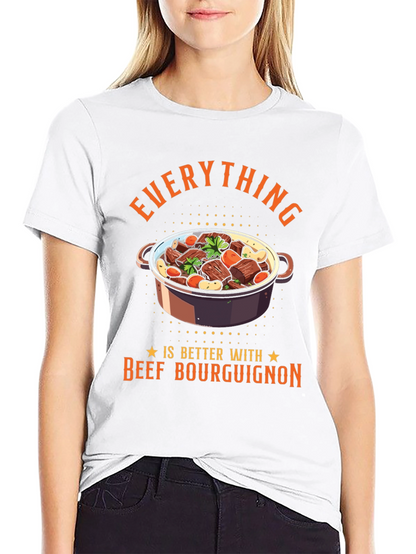 Beef Bourguignon T-Shirt - Foodie Apparel