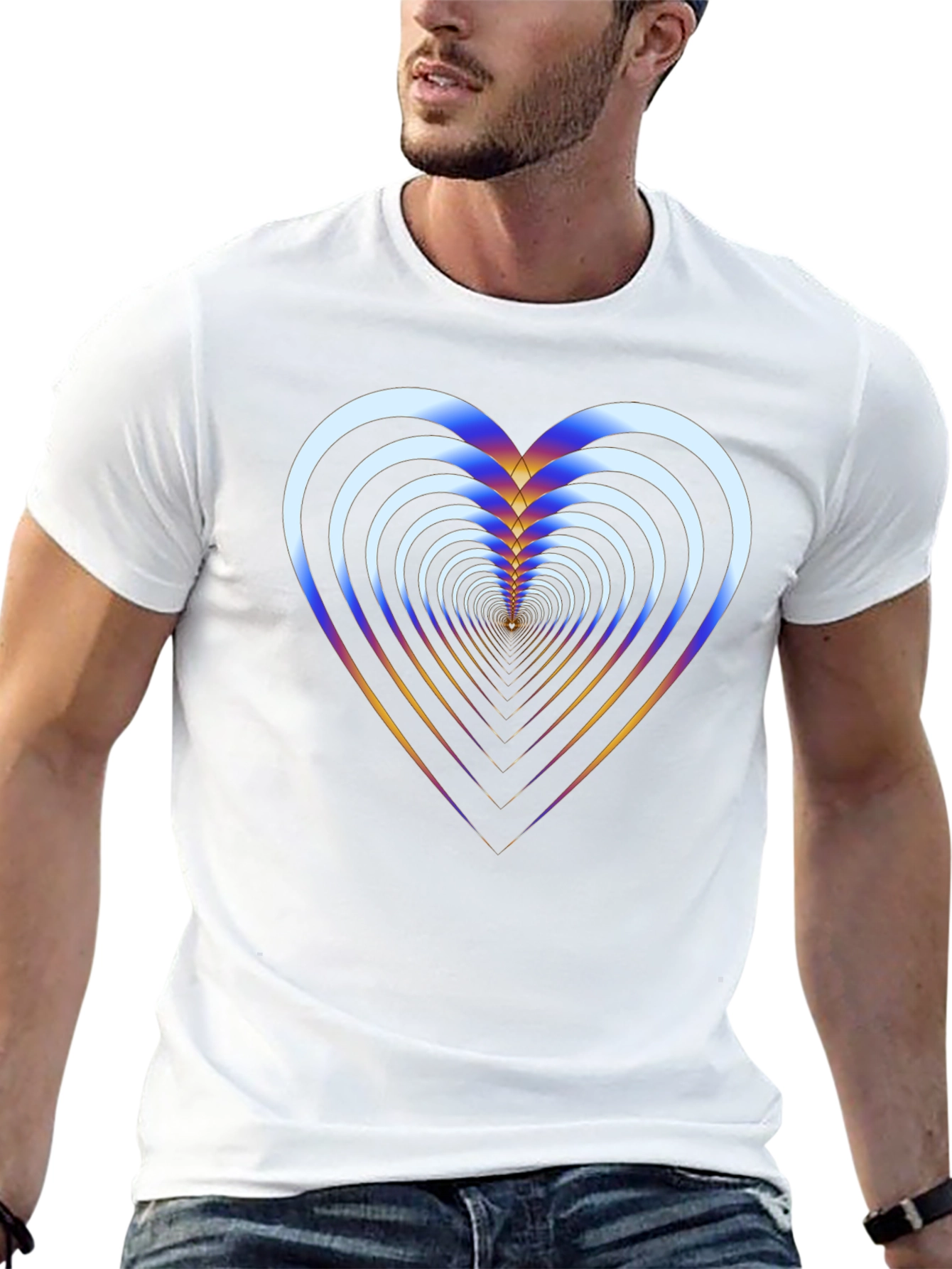 Tunnel Heart Graphic T-Shirt