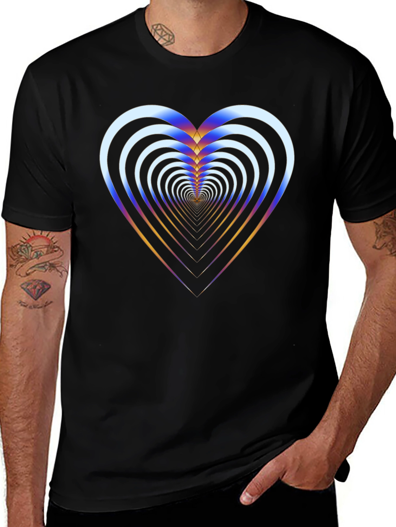 Tunnel Heart Graphic T-Shirt