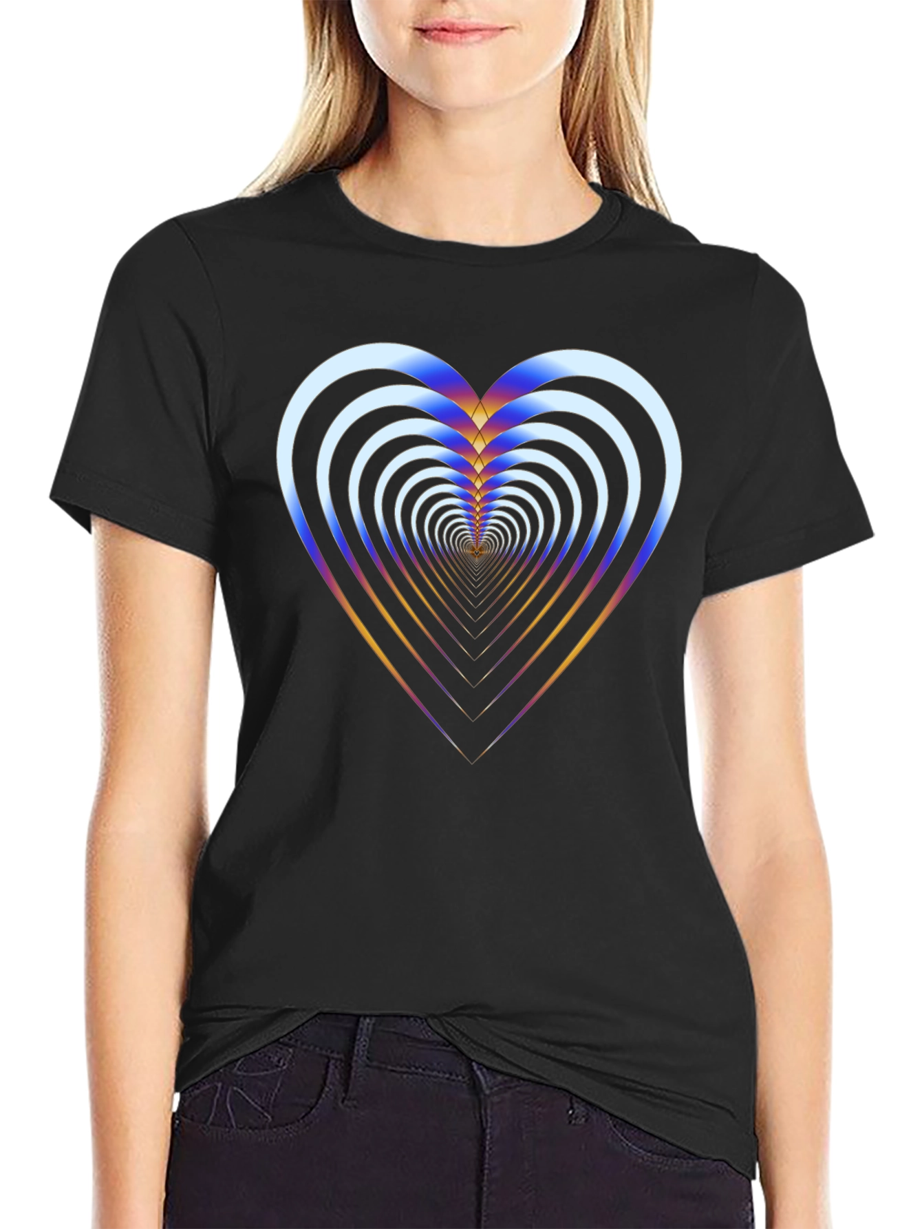Tunnel Heart Graphic T-Shirt