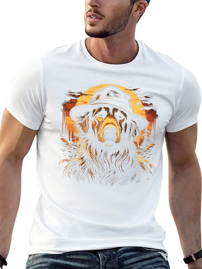 Dog Detective Graphic Tee - Stylish Mens Black T-Shirt
