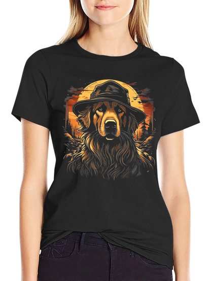 Dog Detective Graphic Tee - Stylish Mens Black T-Shirt