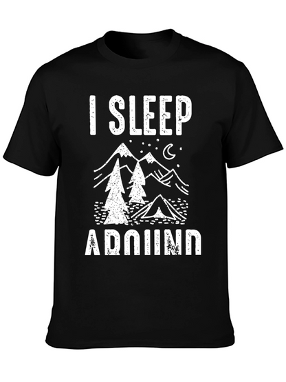 I Sleep Around Camping Graphic Tee