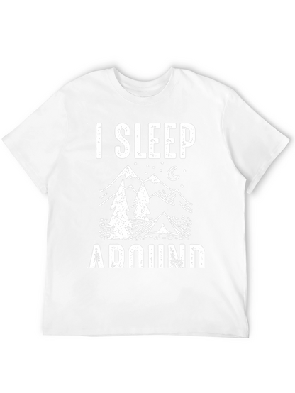 I Sleep Around Camping Graphic Tee