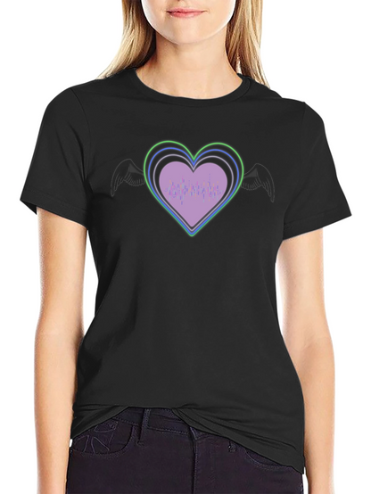 Heart Wings Graphic T-Shirt - Unique Design