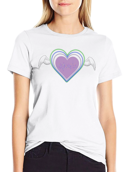 Heart Wings Graphic T-Shirt - Unique Design