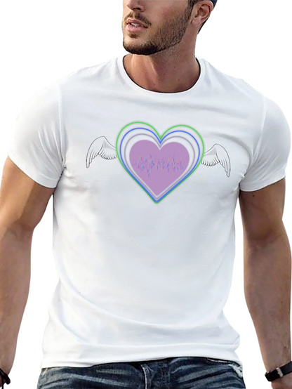 Heart Wings Graphic T-Shirt - Unique Design