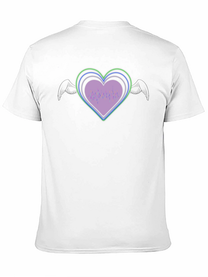 Heart Wings Graphic T-Shirt - Unique Design