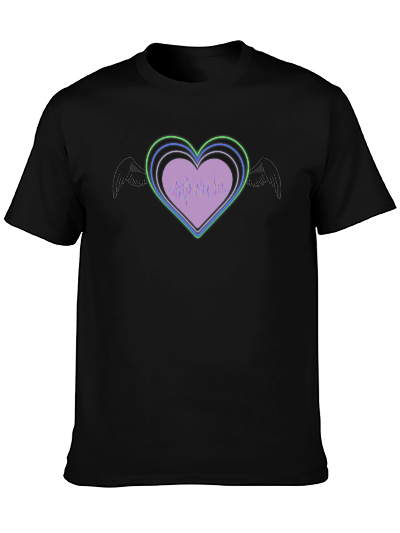 Heart Wings Graphic T-Shirt - Unique Design