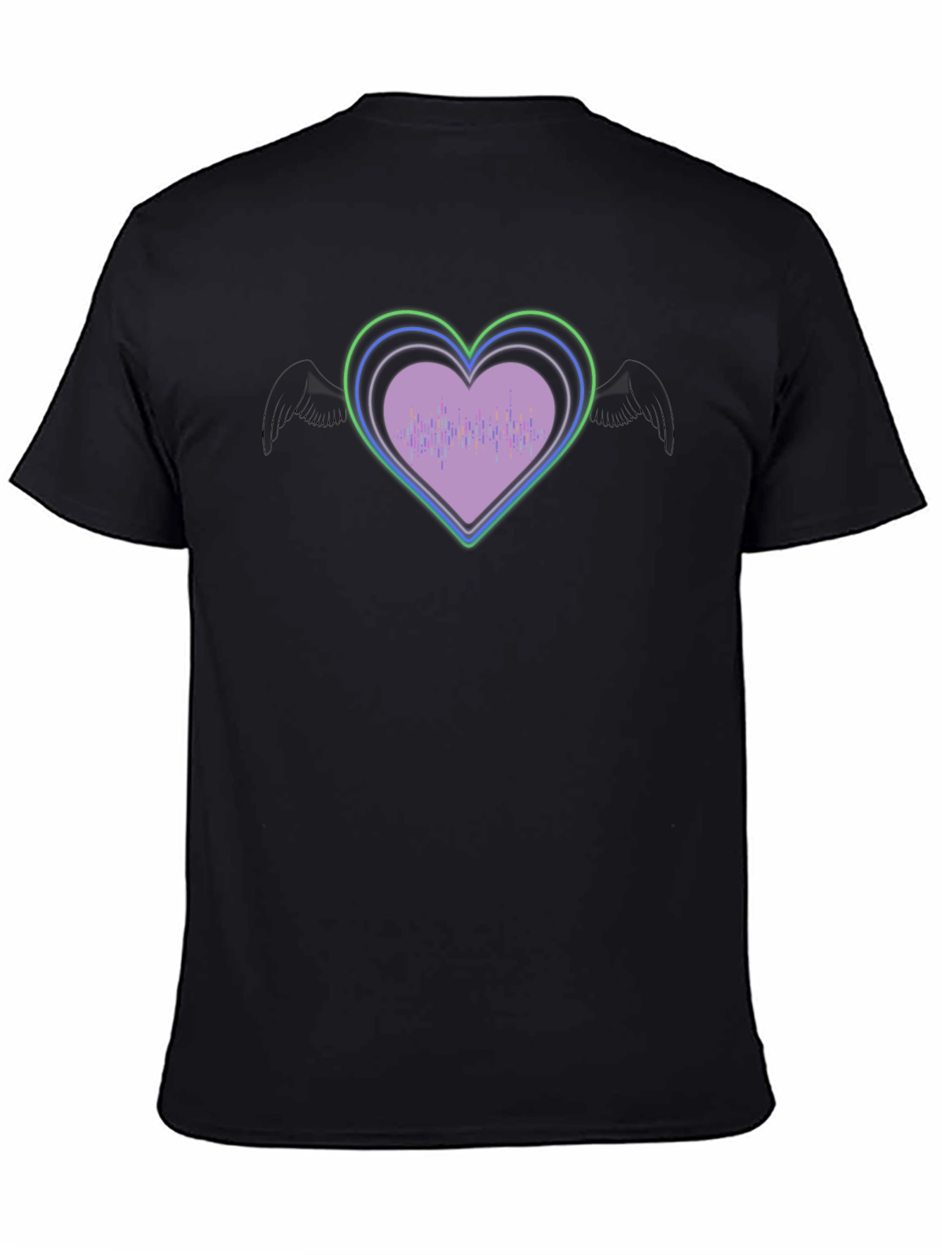 Heart Wings Graphic T-Shirt - Unique Design