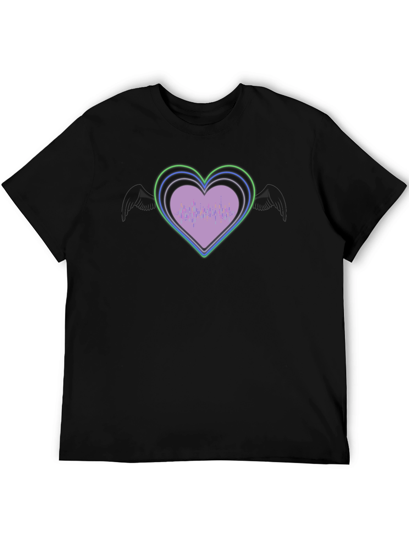 Heart Wings Graphic T-Shirt - Unique Design