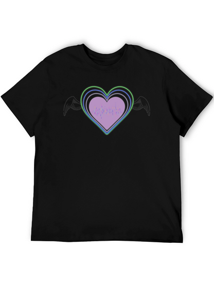 Heart Wings Graphic T-Shirt - Unique Design