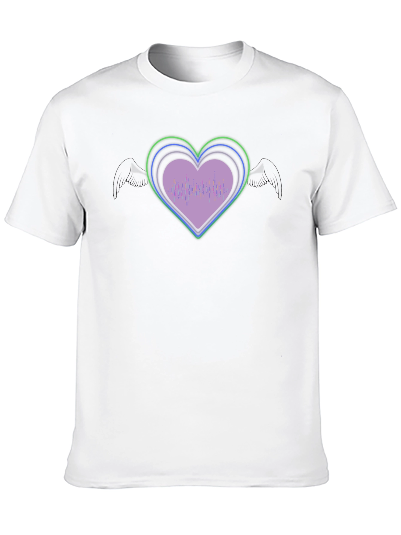 Heart Wings Graphic T-Shirt - Unique Design