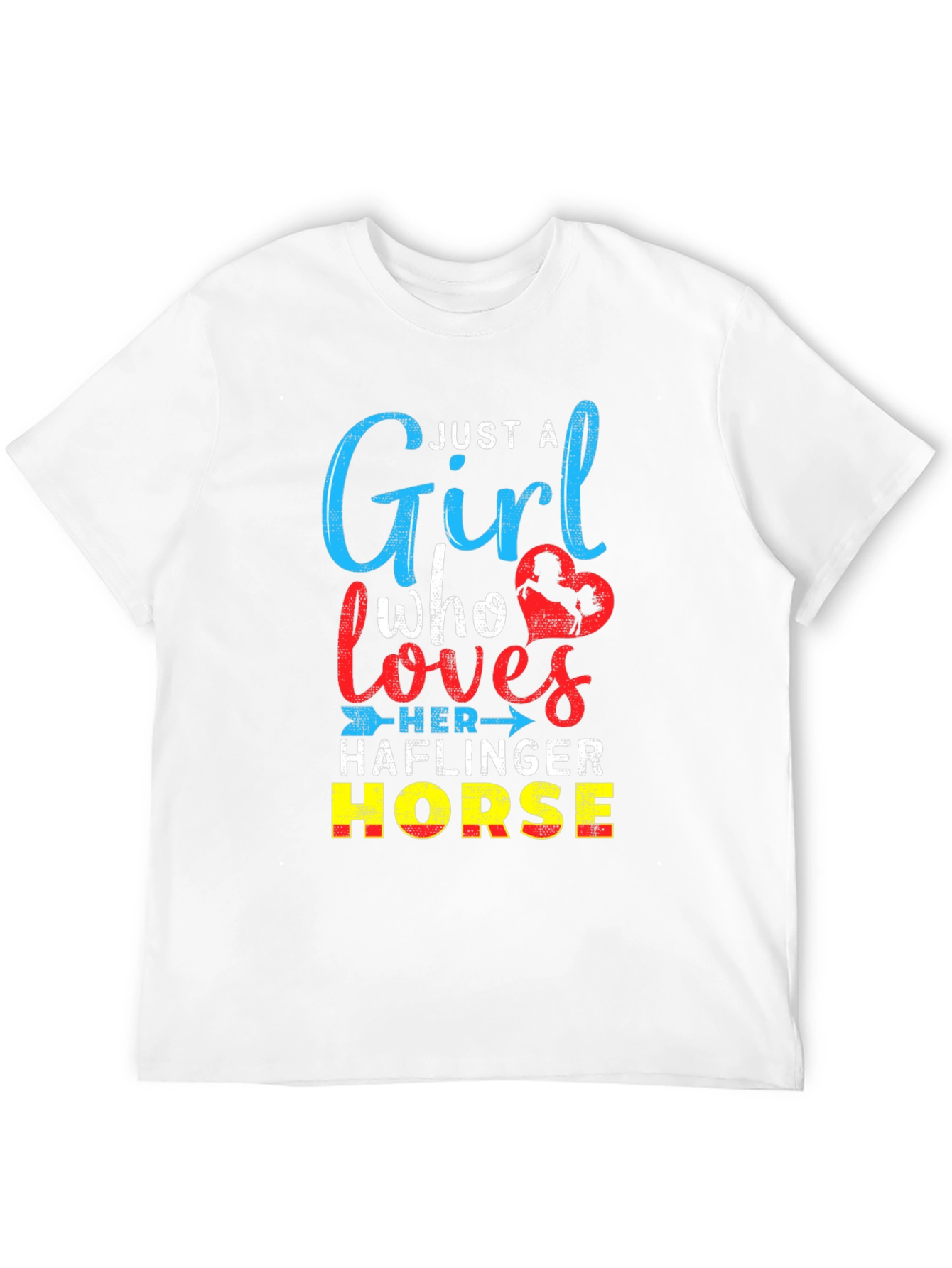 Just A Girl Who Loves Haflinger Horse T-Shirt