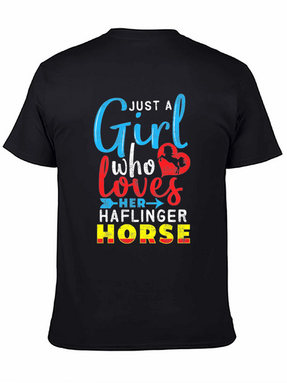 Just A Girl Who Loves Haflinger Horse T-Shirt