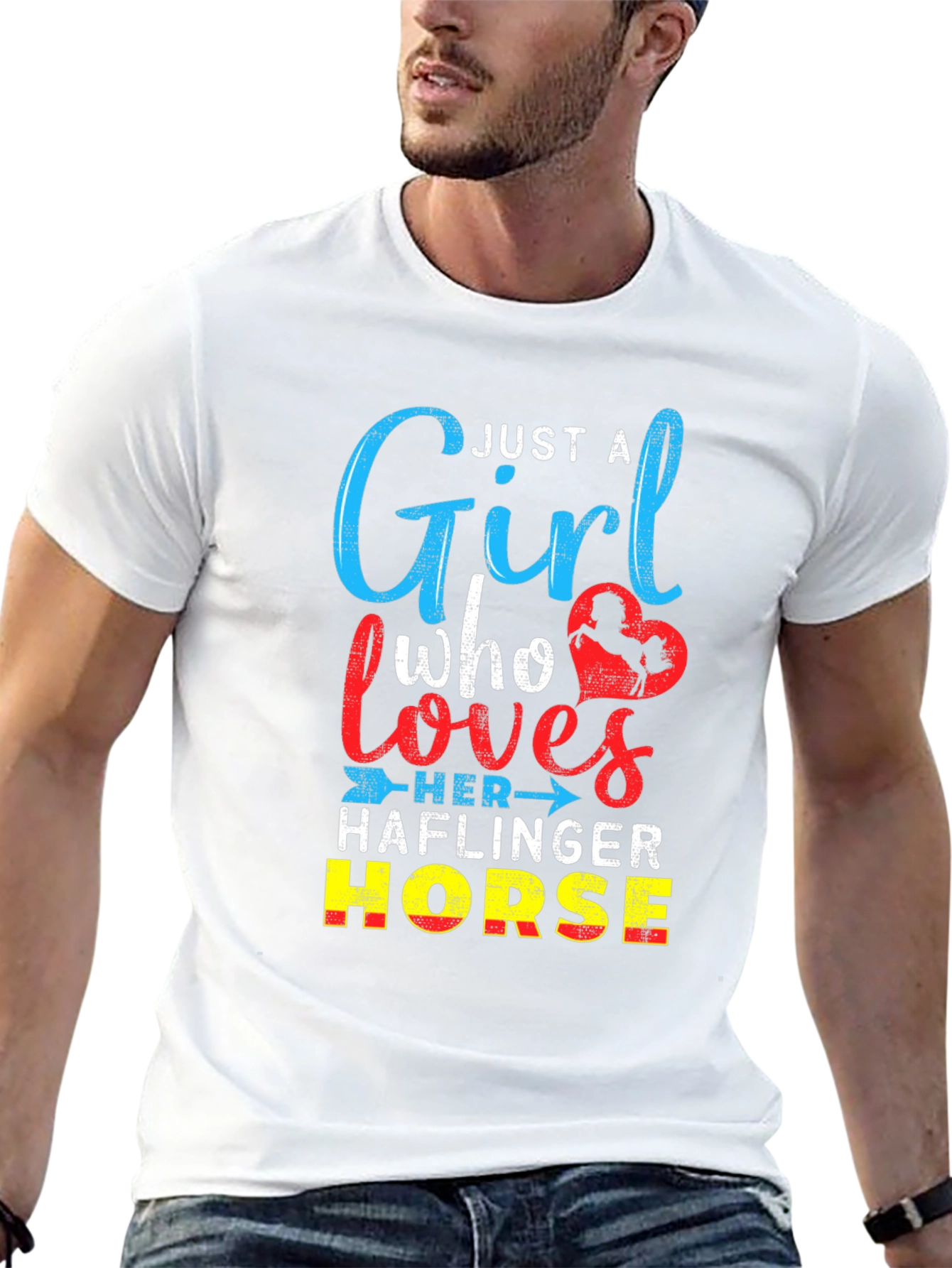 Just A Girl Who Loves Haflinger Horse T-Shirt