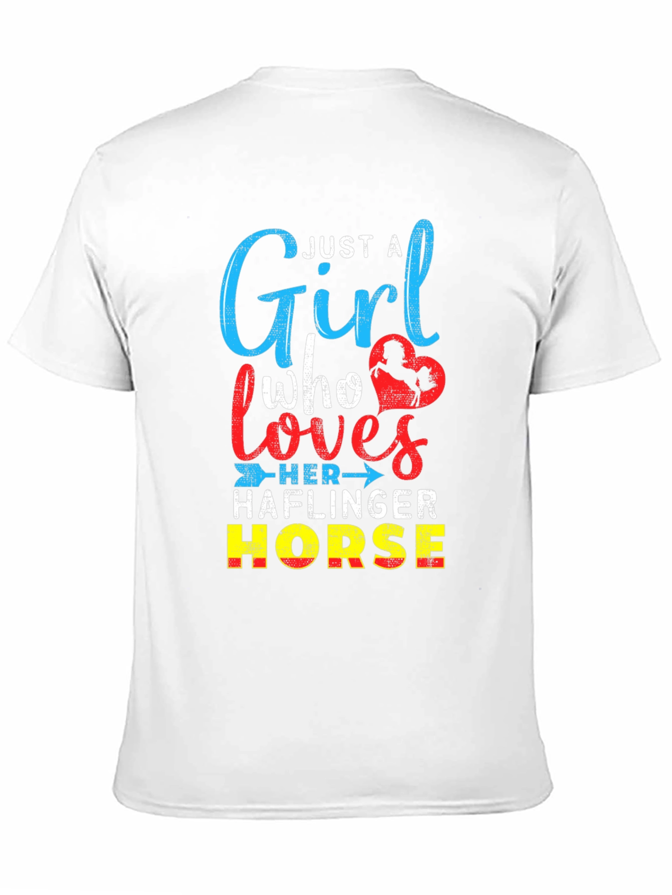 Just A Girl Who Loves Haflinger Horse T-Shirt