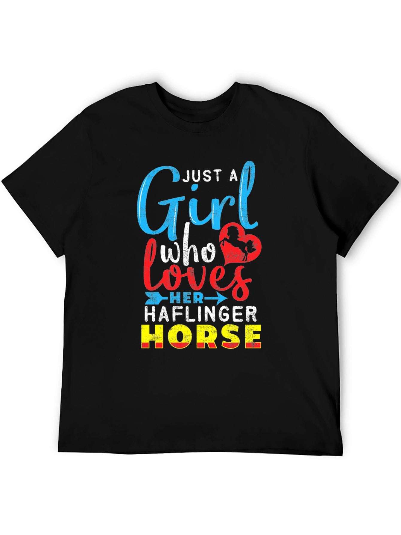 Just A Girl Who Loves Haflinger Horse T-Shirt