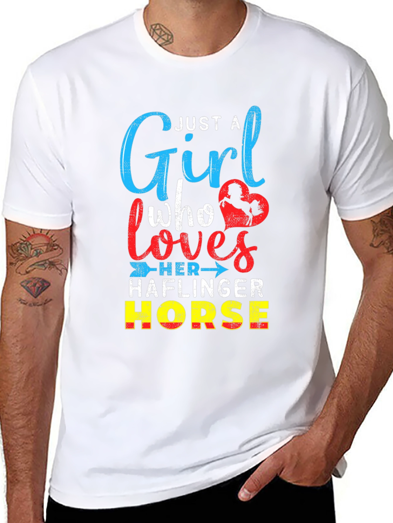 Just A Girl Who Loves Haflinger Horse T-Shirt