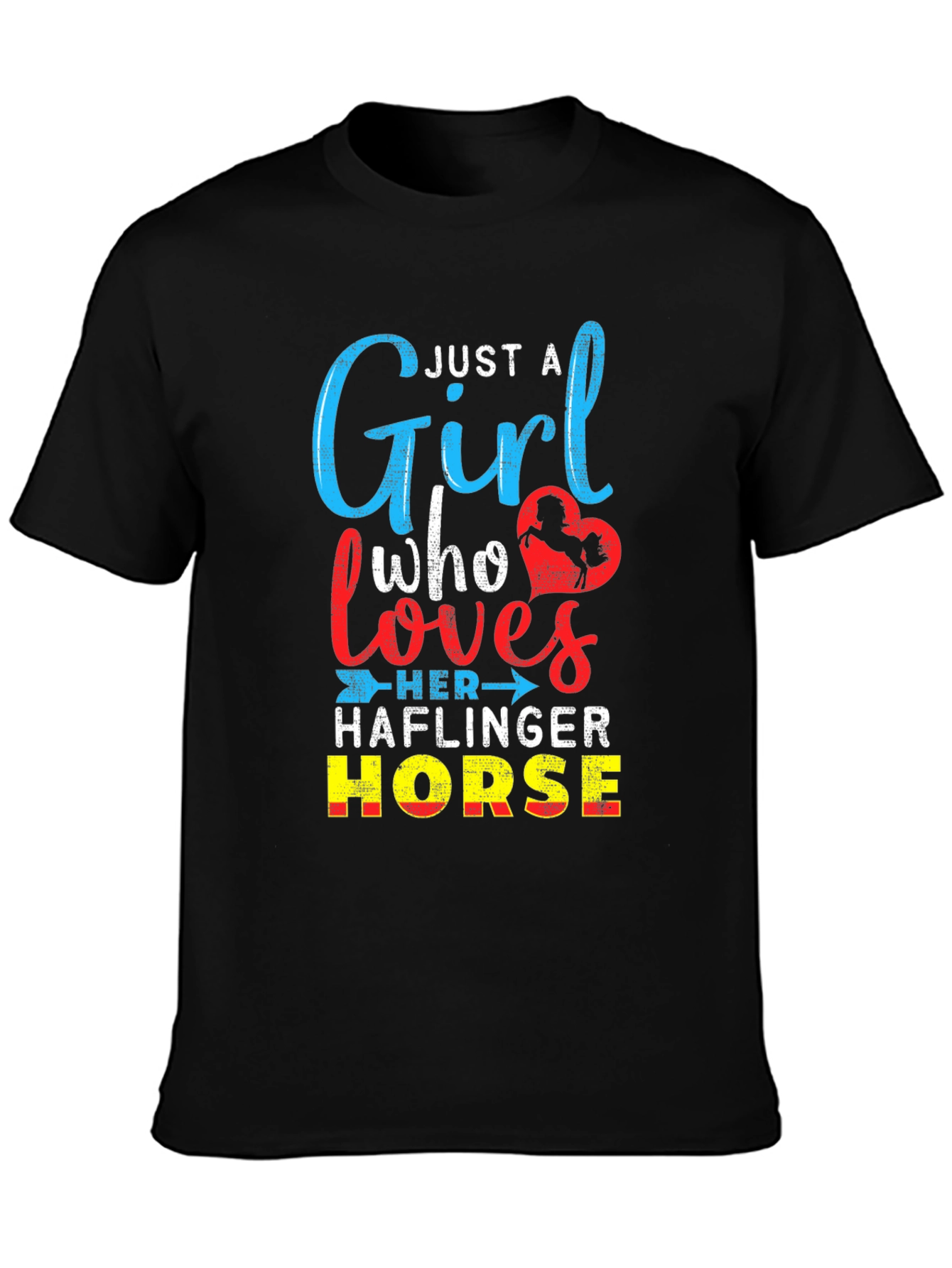 Just A Girl Who Loves Haflinger Horse T-Shirt