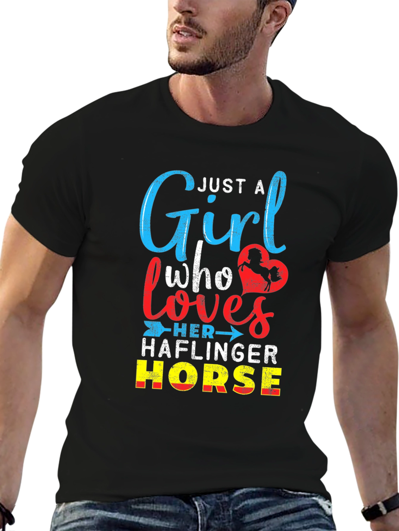 Just A Girl Who Loves Haflinger Horse T-Shirt