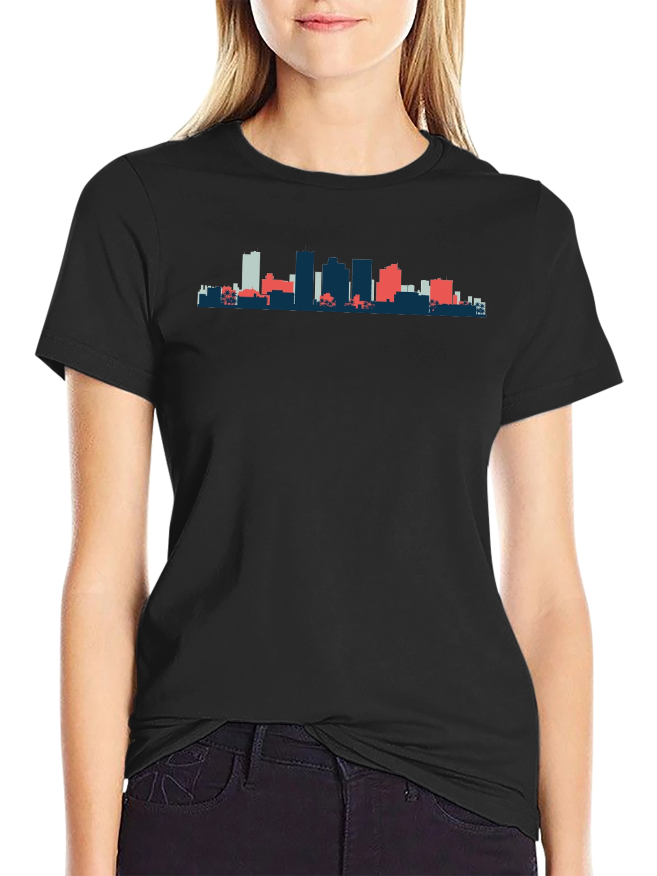 Cityscape Graphic Tee - Modern Design