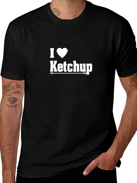 I Heart Ketchup Tee - Funny Foodie T-Shirt