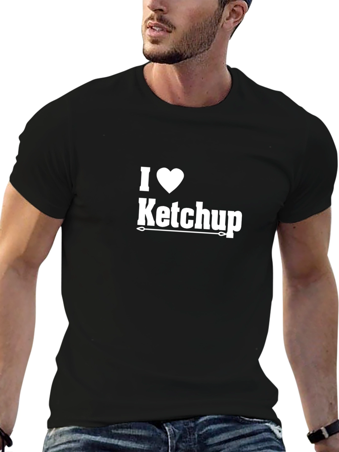 I Heart Ketchup Tee - Funny Foodie T-Shirt