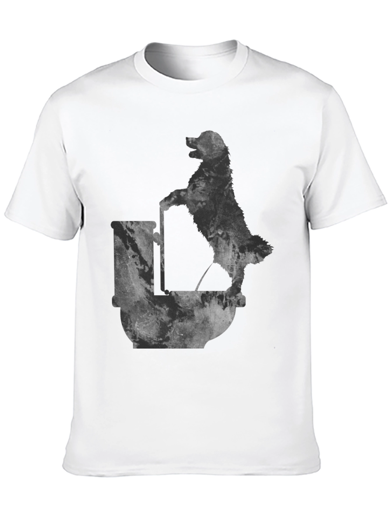 Dog on Barrel Graphic T-Shirt
