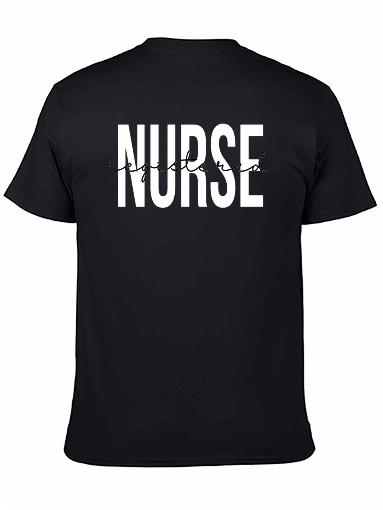 Registered Nurse T-Shirt - Black